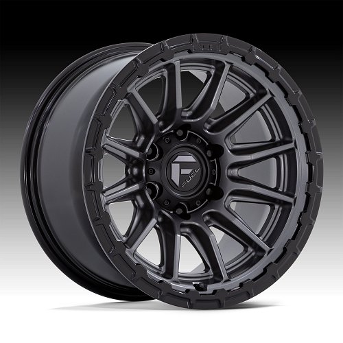 Fuel Piston FC866AB Blackout Custom Truck Wheels 1